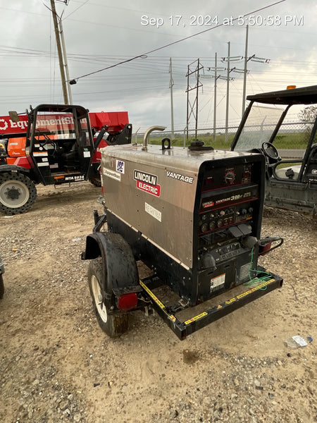 2020 Lincoln Electric Vantage 322 Welder Ready-Pak 3, w/ GPS & Decals (includes trailer, cable rack, fender light kit)