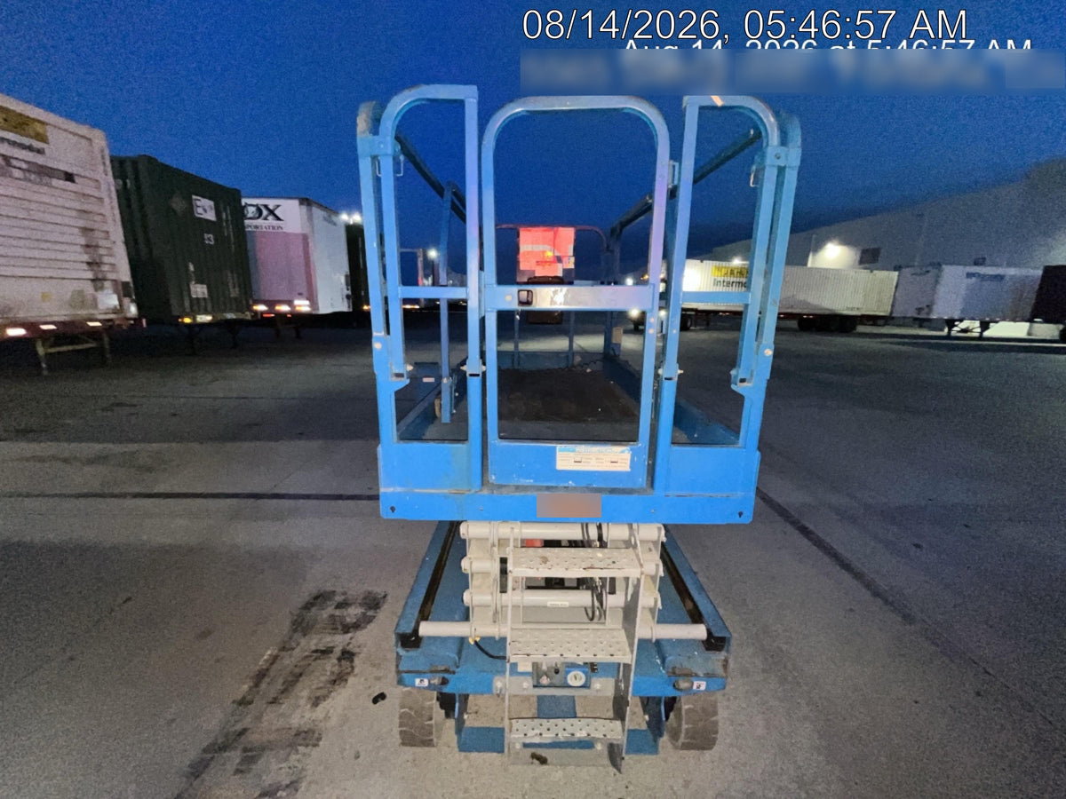 2019 Genie GS-2646 folding rails with full height swing gate