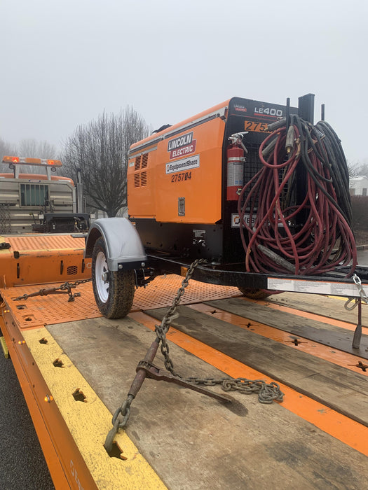 2022 Lincoln Electric LE400 Kubota V1505, Trlr, Cable Rack, Light Kit, ES Decals, T3