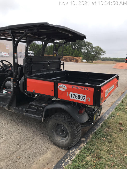 2021 Kubota RTV-X1140W-H Plastic Canopy, Windshield Acrylic Clear, LED Strobe Light, Wire Harness Kit, Back up Alarm