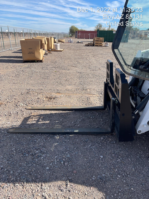 2021 FEMA 60" Skid Steer Forks FEMA