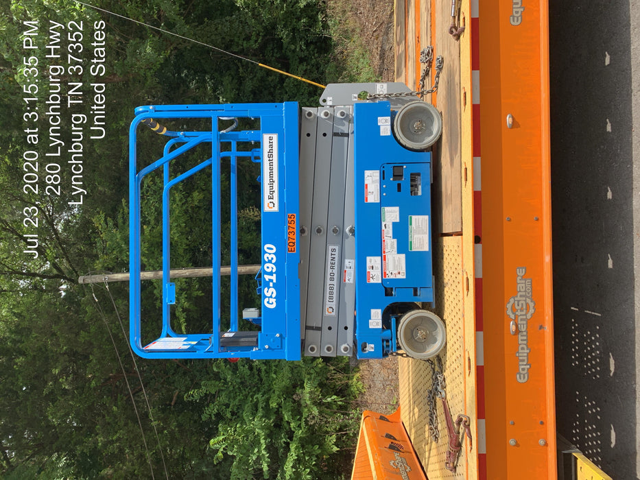 2020 Genie GS-1930 Fixed rails with chain entry gate - Pre A92.20