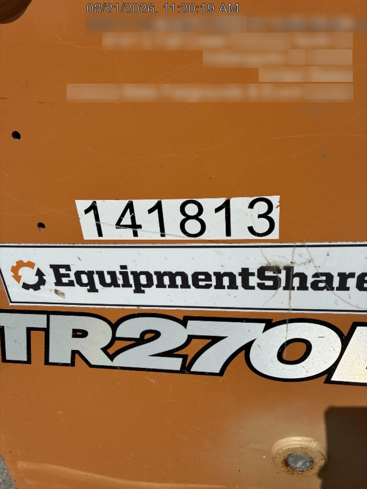 2021 CASE TR270B