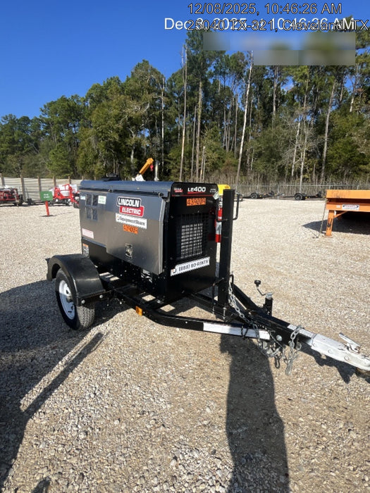 2024 Lincoln Electric LE400 Kubota V1505, Trlr, Cable Rack, Light Kit, ES Decals, T3