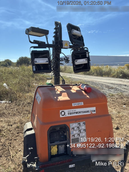 2024 Generac MLT2 Diesel, Flex Switch 120V Input, Powerzone Controller, 
(4) 320W LED Lights, 4kW Generator, 39.9 Gal Fuel Tank, 2" Ball, T3