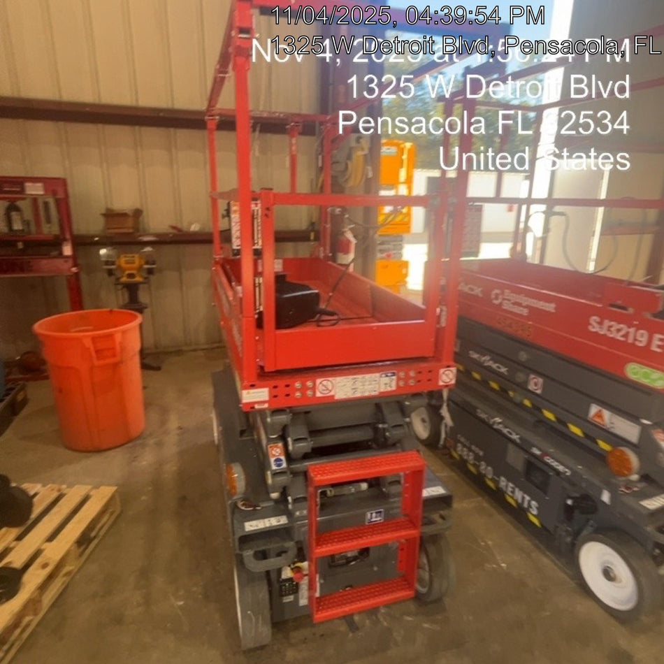 2024 Skyjack SJ3219 Electric Drive, Sld NM Tires, DBcns, RFRails, Power to Platform, T3 + Access Control