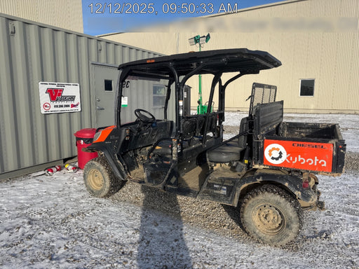 2021 Kubota RTV-X1140W-H Plastic Canopy, Windshield Acrylic Clear, LED Strobe Light, Wire Harness Kit, Back up Alarm