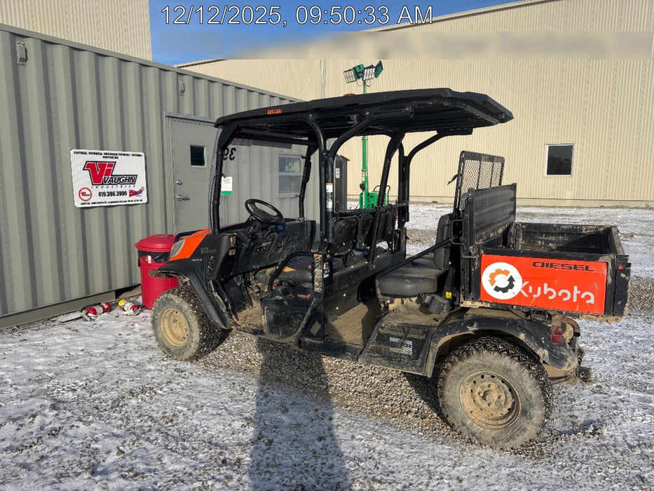 2021 Kubota RTV-X1140W-H Plastic Canopy, Windshield Acrylic Clear, LED Strobe Light, Wire Harness Kit, Back up Alarm
