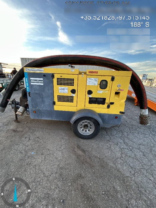 2020 ATLAS COPCO PAS 150 HF CS Enclosed
