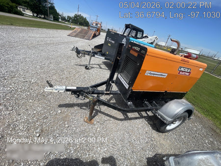 2022 Lincoln Electric LE400 Kubota V1505, Trlr, Cable Rack, Light Kit, ES Decals, T3