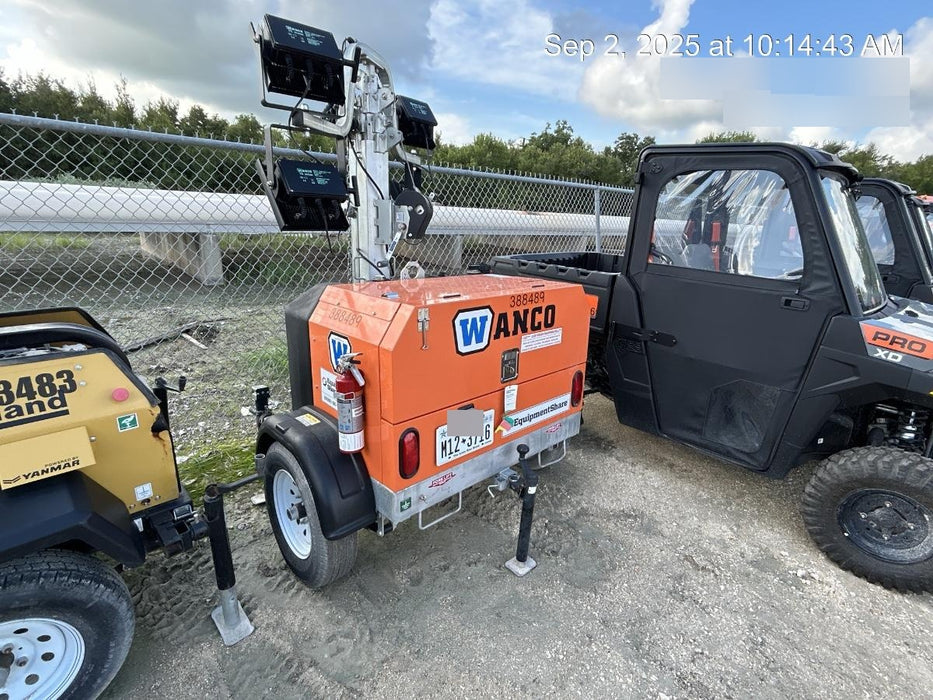 2024 Wanco WLTT-4MM4K Diesel, Deep Sea Controller, Shore Power Plug, Auto Start, (4) 350W LED Floodlights, 4kW Generator, 60 Gal Fuel Tank, 2" Ball, T3