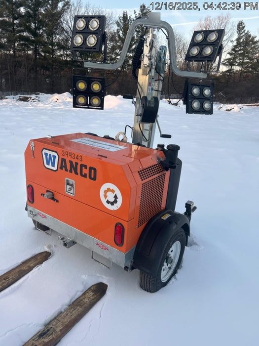 2024 Wanco WLTT-4MM4K Diesel, Deep Sea Controller, Shore Power Plug, Auto Start, (4) 350W LED Floodlights, 4kW Generator, 60 Gal Fuel Tank, 2" Ball, T3
