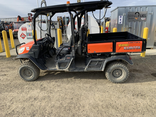 Kubota RTV-X1140W-H 4WD utility cart -LED strobe -Windshield tempered glass -Plastic canopy -Wire harness kit -Backup alarm