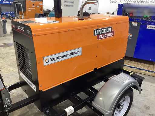 2022 Lincoln Electric LE400 Kubota V1505, Trlr, Cable Rack, Light Kit, ES Decals, T3