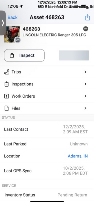 2024 LINCOLN ELECTRIC Ranger 305 LPG