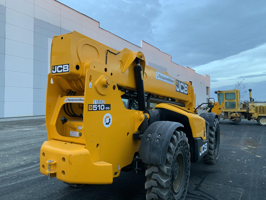 2020 JCB 510-56 Cab/Heat/Air, Solid Tires, Work Lights, Beacon, Aux Hydraulics, Back up Alarm, Lifting Eye, ES Decals