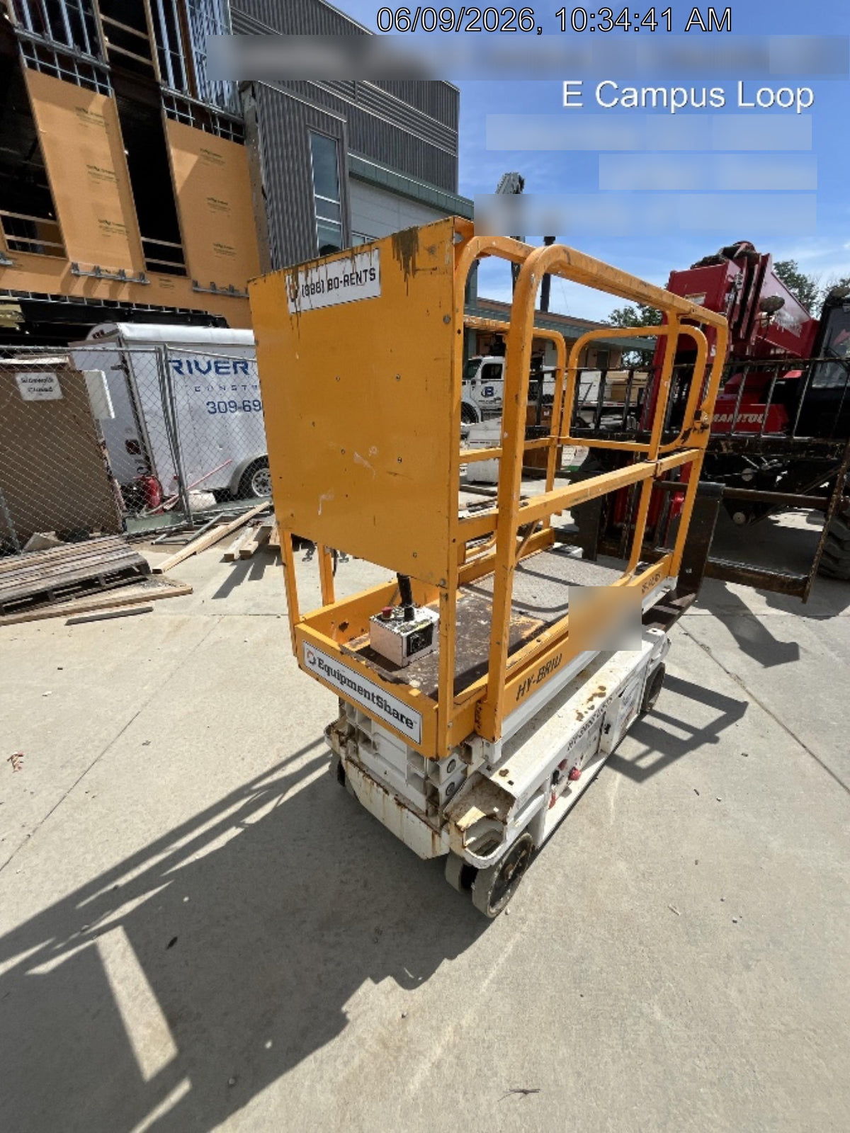 Custom Equipment HB-1430 Hy-Brid Scissor Lift
Platform capacity up to 670 lbs
Working height up to 20 ft
Weighs under 1,700 lbs
Non-marking wheels