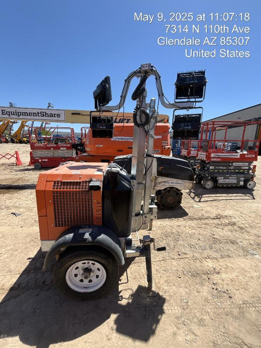 2024 Wanco WLTT-4MM4K Diesel, Deep Sea Controller, Shore Power Plug, Auto Start, (4) 350W LED Floodlights, 4kW Generator, 60 Gal Fuel Tank, 2" Ball, T3