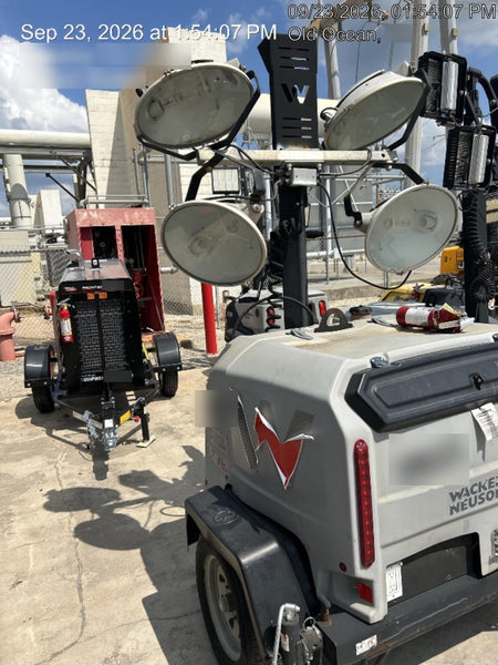 2018 Wacker Neuson LTV6L-MH Wacker Neuson LTV6L Mobile Light Tower w/Fuel Level Sensor Installed