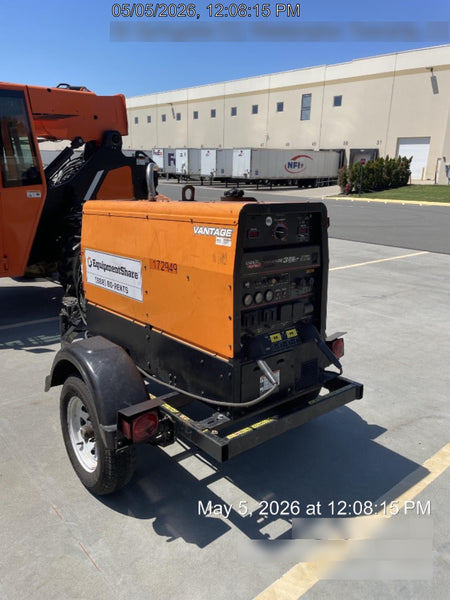2021 Lincoln Electric Vantage 322 Vantage 322 Ready Pak 3 w/ Decals, ORANGE (includes trailer, cable rack, fender light kit) NO Telematics