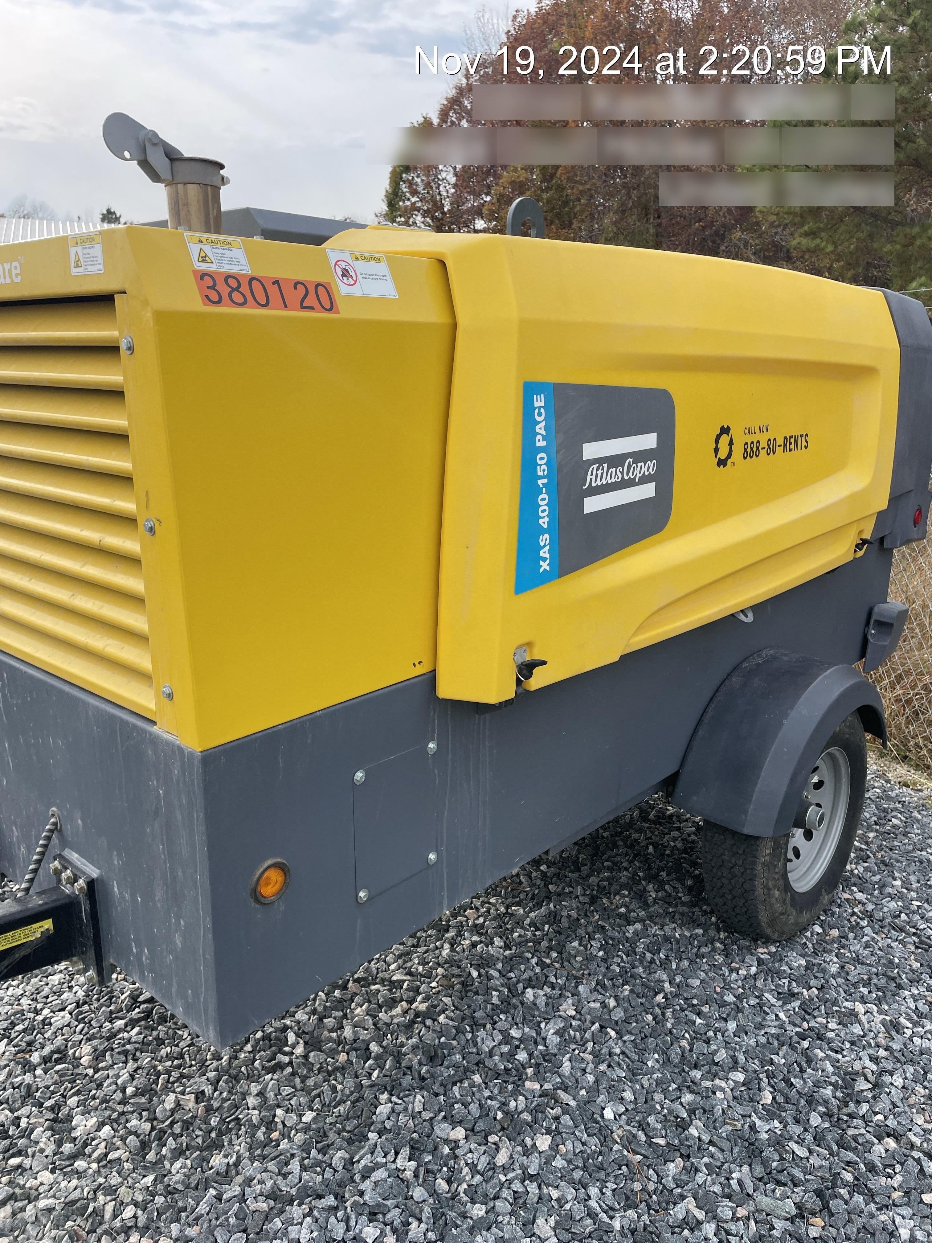 2023 ATLAS COPCO XAS 400-150 PACE