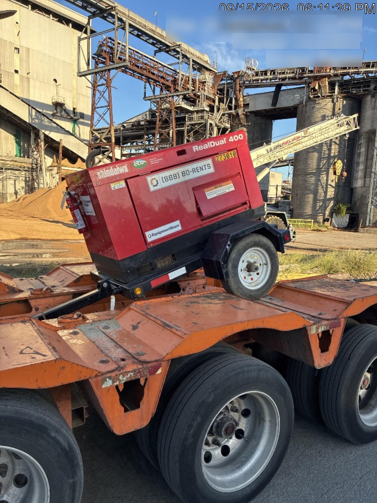 2022 Shindaiwa DGW400MDL Kubota D902 Engine, 23 HP, Dual Op Welder, Wire, Arc, Droop Stick, Tig, and CC Stick Functionality, Simulphase, 3 Phase and 1 Phase Gen Output, Single Axle NB Trlr, Slr Trckl Chrg 12V 12W, Fire Ext
