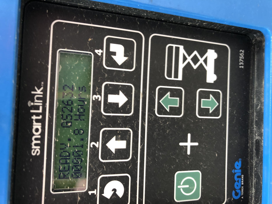 2019 Genie GS-2632 Folding rails with half height swing gate