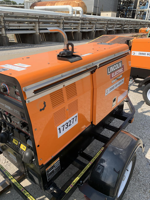 2021 Lincoln Electric Vantage 322 Vantage 322 Ready Pak 3 w/ Decals, ORANGE (includes trailer, cable rack, fender light kit) NO Telematics