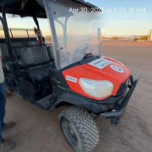 2022 Kubota RTV-X1140W-H Plastic Canopy, Windshield Acrylic Clear, LED Strobe Light, Wire Harness Kit, Back up Alarm