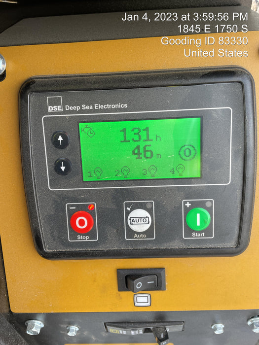 2022 Allmand NLV3GR (4) LED Light Fixture 350W, 23' Vertical Mast, 3kW Prime, Towable, ES Decals, T3