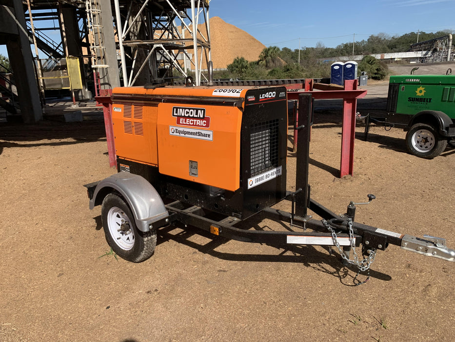 2022 Lincoln Electric LE400 Kubota V1505, Trlr, Cable Rack, Light Kit, ES Decals, T3