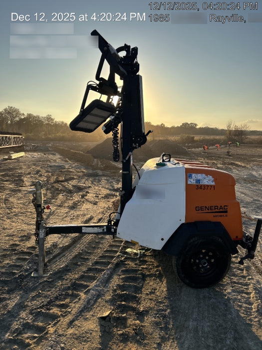 2023 Generac MLT2 Diesel, Flex Switch 120V Input, Powerzone Controller, (4) 320W LED Lights, 4kW Generator, 39.9 Gal Fuel Tank, 2" Ball, T3