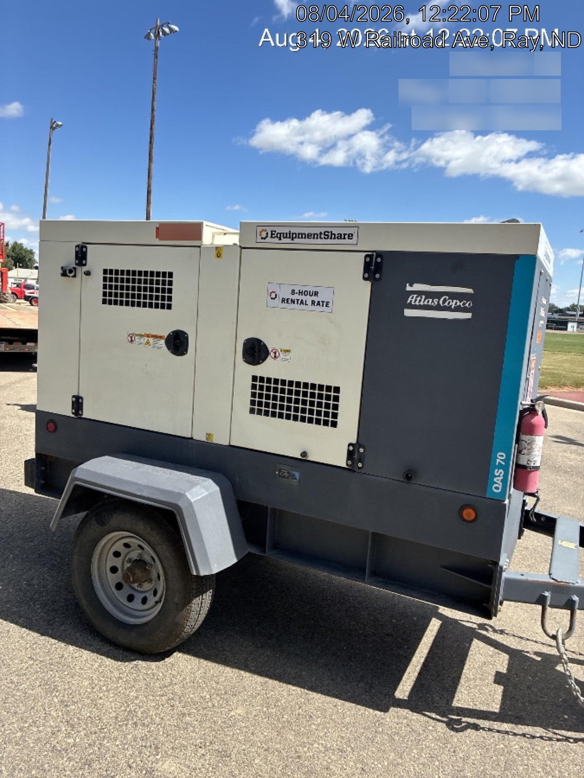 2021 ATLAS COPCO QAS 70