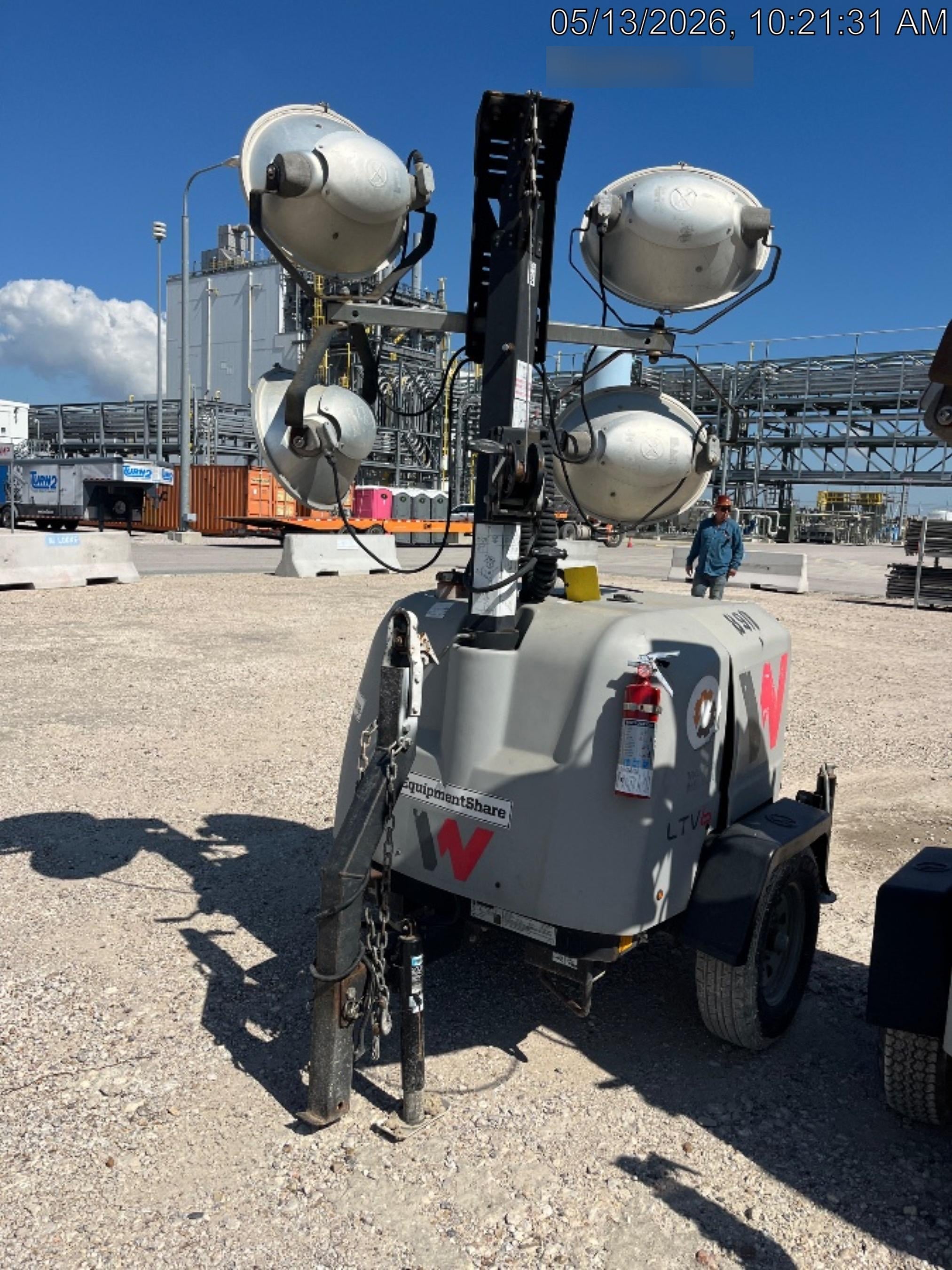 2018 Wacker Neuson LTV6L-MH Wacker Neuson LTV6L Towable Light Tower
