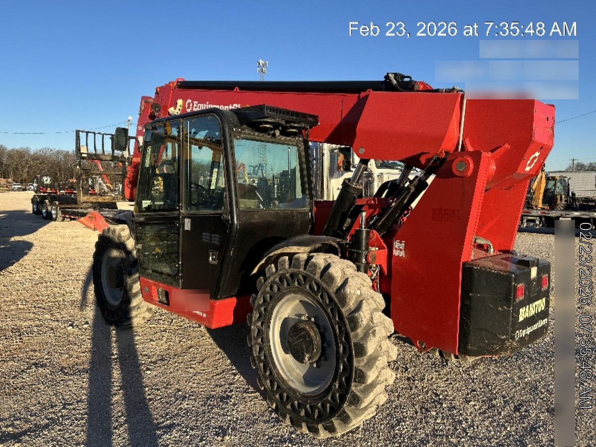 2020 Manitou MTA12055SER3 Cab/Heat/Air, Solid Tires, Amber Strobe, Lift Hook w/66" Carriage, 60" Forks