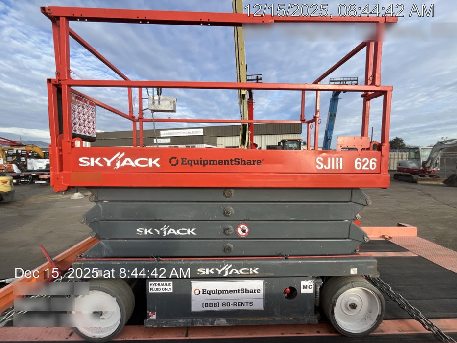 2019 Skyjack SJIII-4626 Standard Options, Trojan Batteries