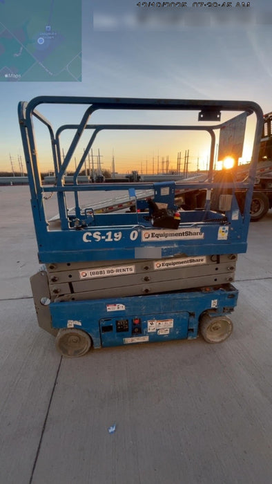 2019 Genie GS-1930 Fixed Rails with Chain Entry