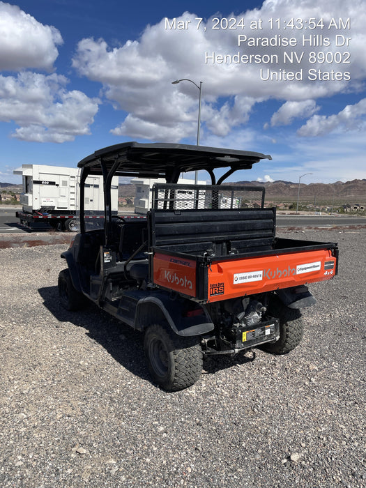 2022 Kubota RTV-X1140W-H Plastic Canopy, Windshield Acrylic Clear, LED Strobe Light, Wire Harness Kit, Back up Alarm