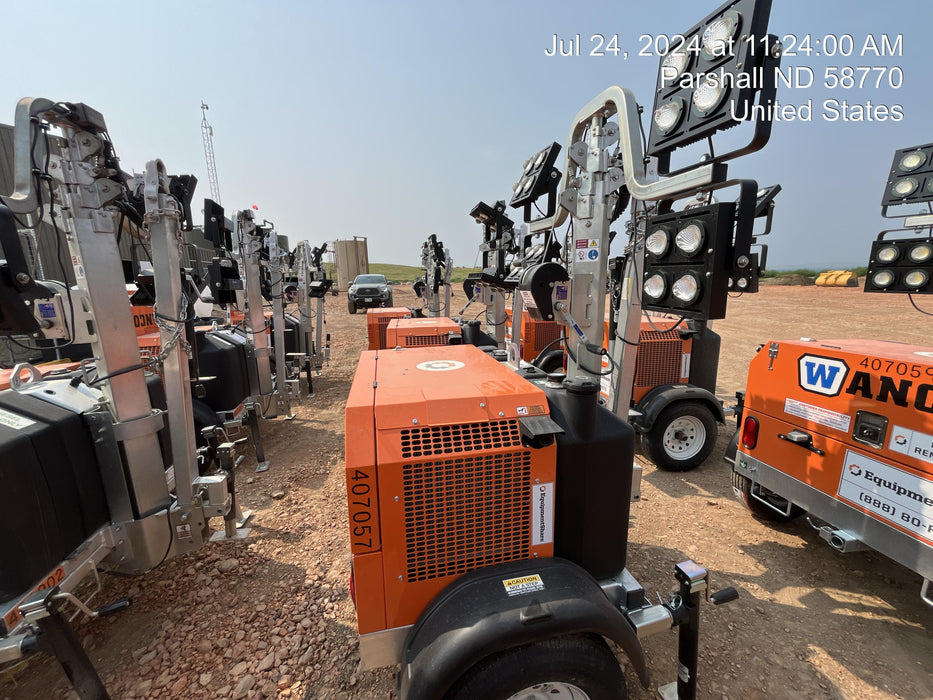 2024 Wanco WLTT-4MM4K Diesel, Deep Sea Controller, Shore Power Plug, Auto Start, (4) 350W LED Floodlights, 4kW Generator, 60 Gal Fuel Tank, 2" Ball, T3