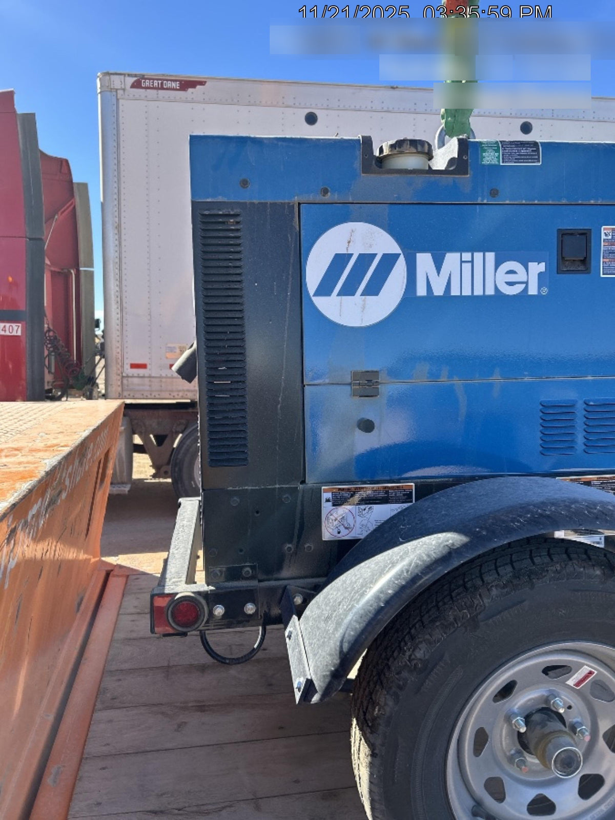 2025 MILLER ELECTRIC BIG BLUE 400