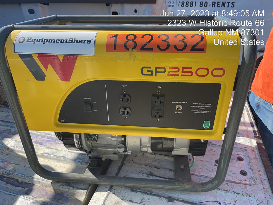 2021 WACKER NEUSON GP2500A