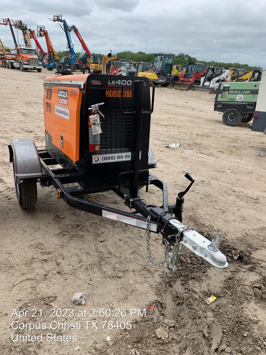 2022 Lincoln Electric LE400 Kubota V1505, Trlr, Cable Rack, Light Kit, ES Decals, T3