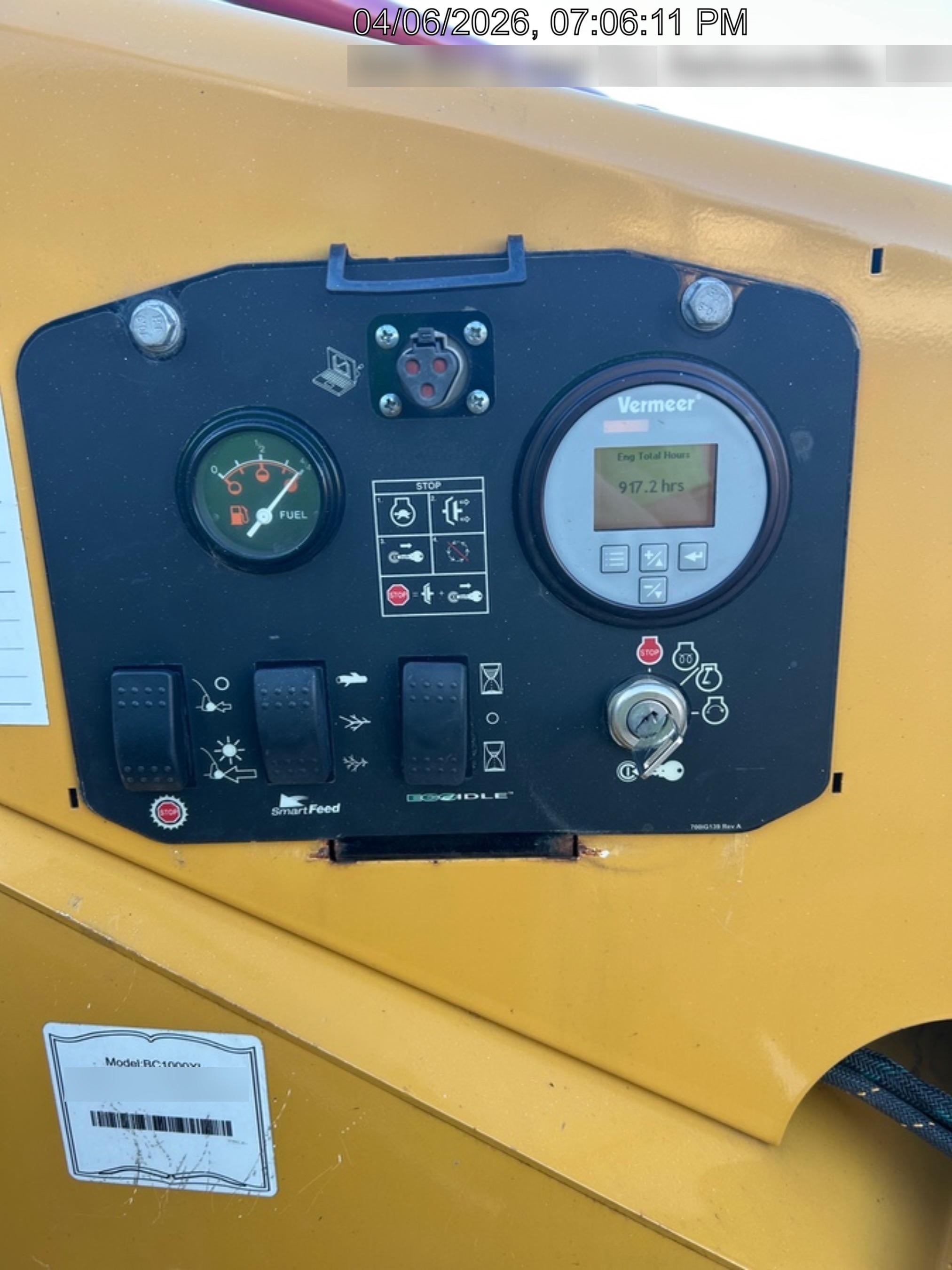2021 VERMEER BC1000XL Diesel
