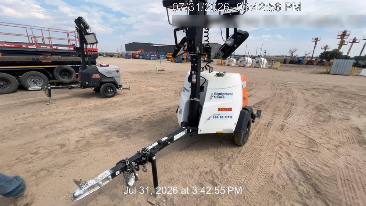 2023 Generac MLT2 Diesel, Flex Switch 120V Input, Powerzone Controller, 
(4) 320W LED Lights, 4kW Generator, 39.9 Gal Fuel Tank, 2" Ball, T3