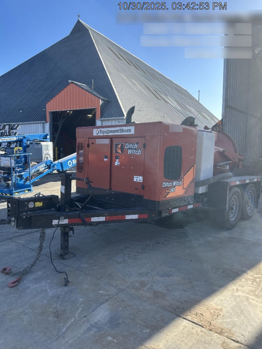 2020 Ditch Witch HX30 500G Spoils Tank, 80G Water Tank, 48" Lance, #3 Nozzel, VT9H 500 GAL HYD TRAILER