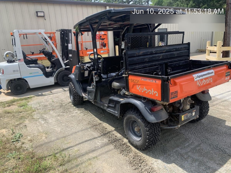2021 Kubota RTV-X1140W-H Plastic Canopy, Windshield Acrylic Clear, LED Strobe Light, Wire Harness Kit, Back up Alarm