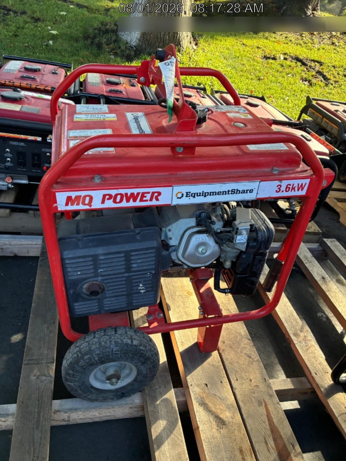 2021 Multiquip GA36HR Gen 3.6kW Honda GX240 GFCI