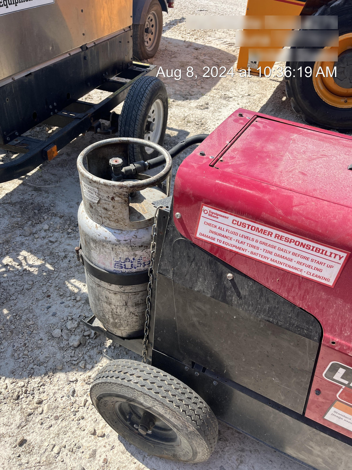 2021 Lincoln Electric Ranger 305 LPG K3430-1, Ranger 305 LPG, Undercarriage, Tank Holder & Strap, 10kw AC Gen, 25hp Kohler LPG Eng