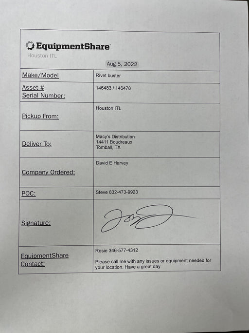 2021 MICHIGAN PNEUMATIC MP-133-ORANGE-NEP-SB