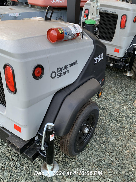 2024 Wacker Neuson LTT4 Diesel, Kohler KDW702, Deep Sea Controller, Auto Start, LED 320W, Bypass Outlet, T3